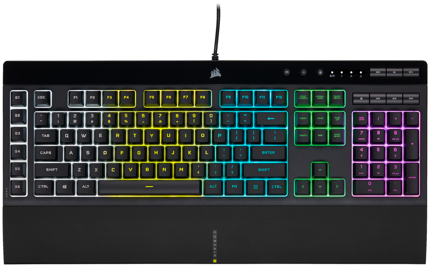 Tastaturi - Corsair Tastatura  K55 RGB PRO Gaming Cod Produs: CH-9226765-NA