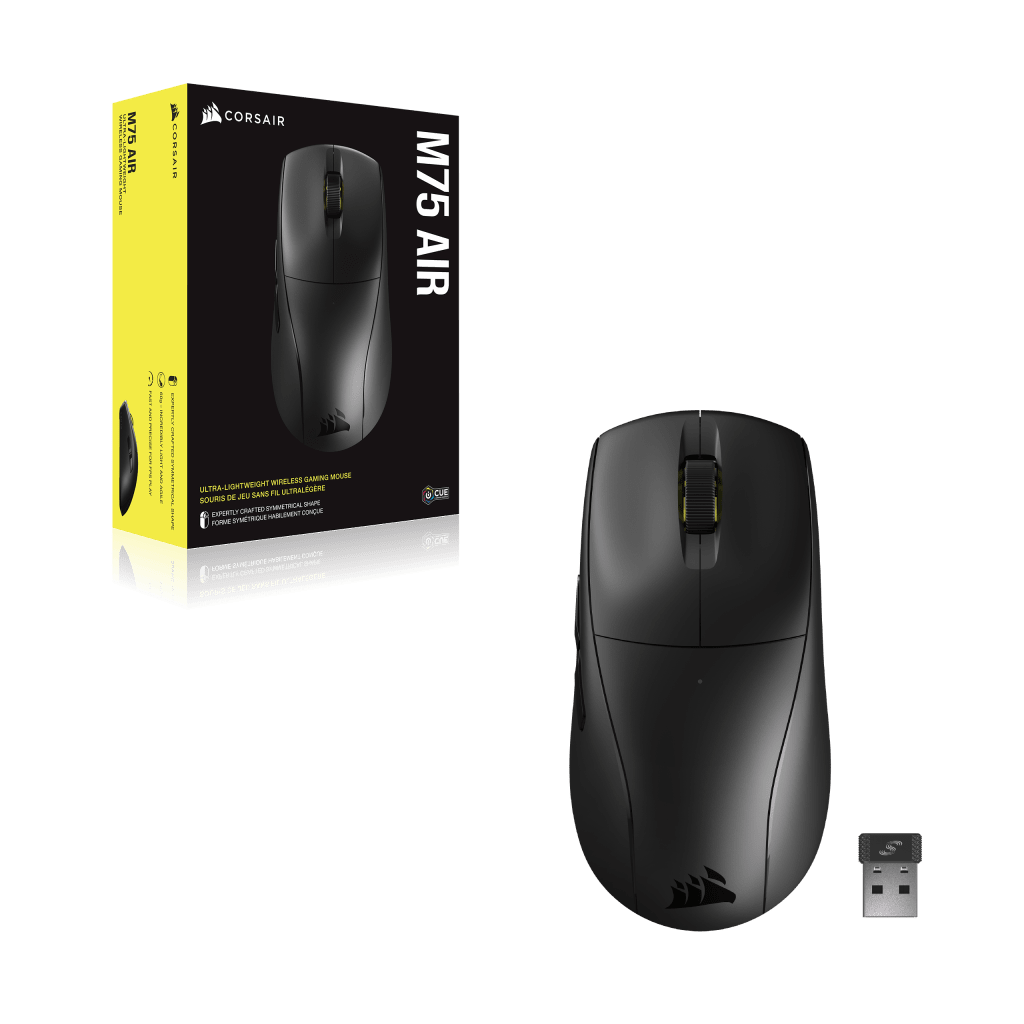 Corsair M75 AIR Wireless Ultra-Lightweight, 26000 DPI, 60g, Negru Cod Produs: CH-931D100-EU [8]