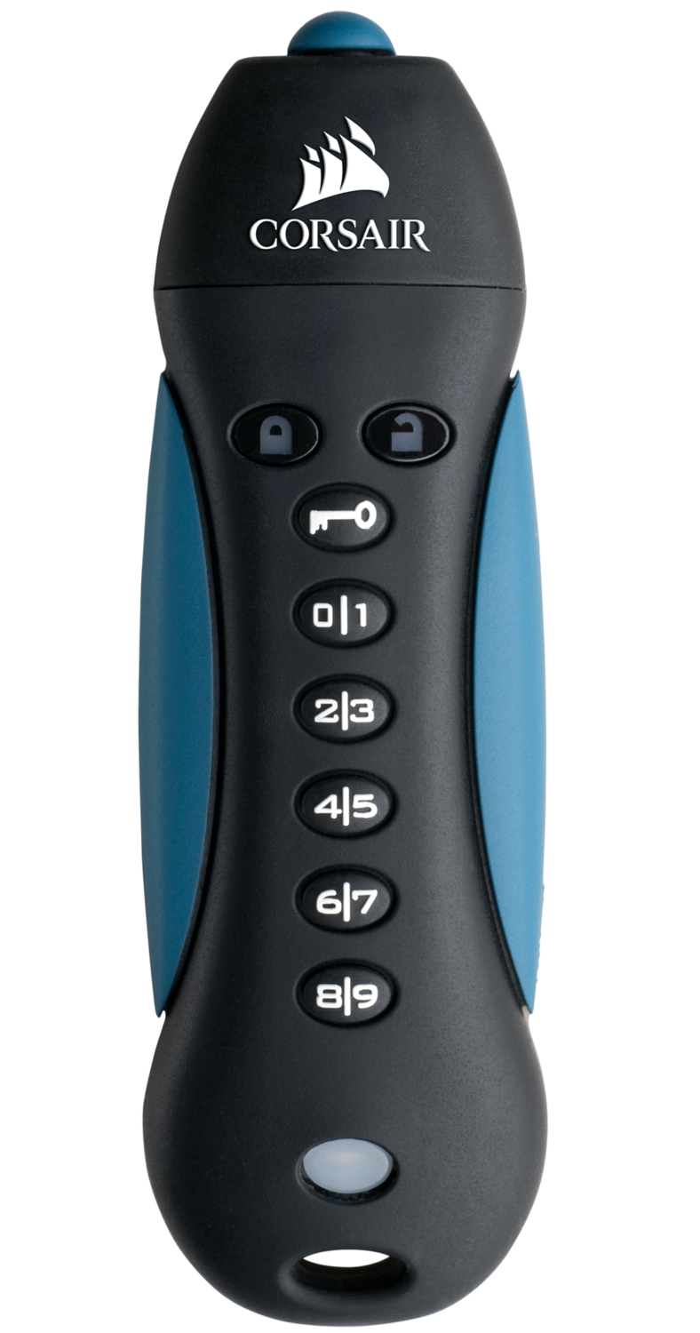 Electronice - Flash PadlockÂ® 3 64GB Secure USB 3.0 Flash Drive Corsair Cod Produs: CMFPLA3B-64GB