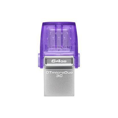 Electronice - 64GB DataTraveler microDuo 3C 200MB/s dual USB-A + USB-C, Cod Produs: DTDUO3CG3/64GB