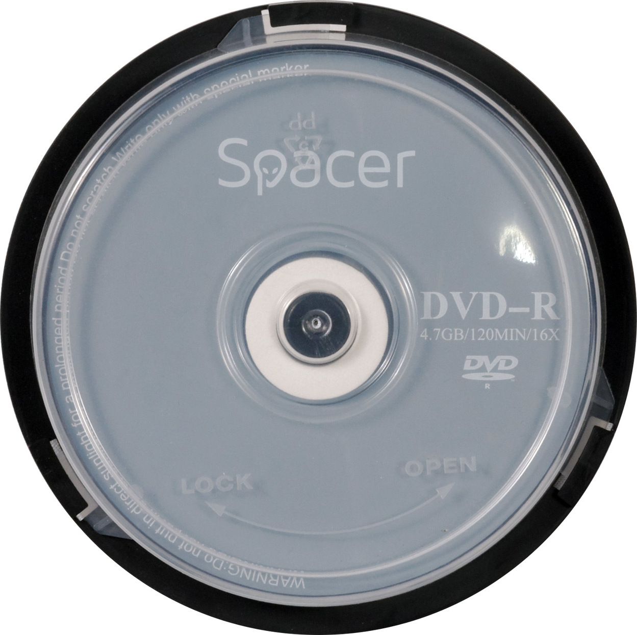 DVD-R SPACER  4.7GB, 120min, viteza 16x,  10 buc, spindle, Cod Produs: DVDR10 [1]