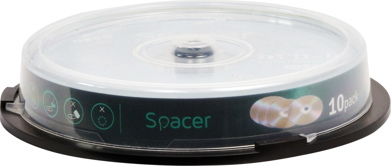 Blank-uri - DVD-R SPACER  4.7GB, 120min, viteza 16x,  10 buc, spindle, Cod Produs: DVDR10