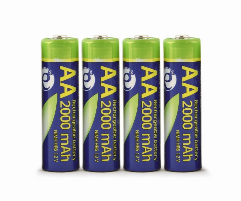 Electronice - ACUMULATOR GEMBIRD  AA (R6), 1.2V NiMH  2000mAh, 4 buc., Cod Produs: EG-BA-AA20R4-01