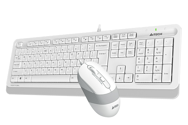 Kit TASTATURA si Mouse A4TECH, Cod Produs: F1010-W [2]