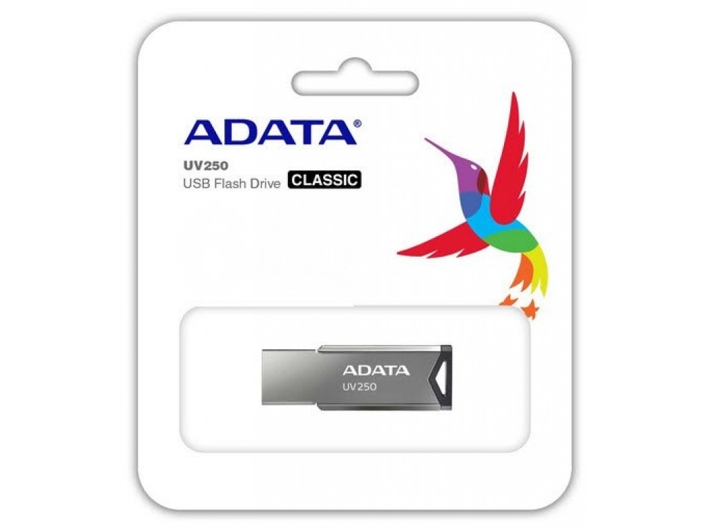 Electronice - MEMORIE USB 2.0 ADATA 16 GB, clasica, carcasa aluminiu, argintiu, Cod Produs: AUV250-16G-RBK
