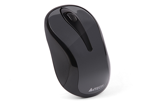 MOUSE A4tech, PC sau NB, wireless, 2.4GHz, optic, 1000 dpi, butoane/scroll 3/1, , gri, Cod Produs: G3-280A-GG [1]