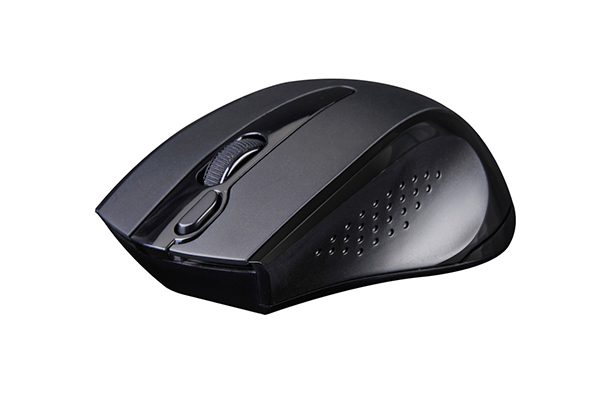 MOUSE A4tech, PC sau NB, wireless, 2.4GHz, optic, 1000 dpi, butoane/scroll 3/1, silent click, negru, Cod Produs: G9-500FS-BK [3]