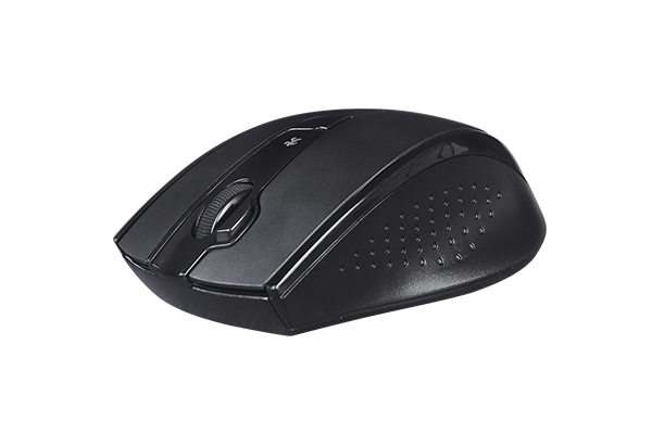MOUSE A4tech, PC sau NB, wireless, 2.4GHz, optic, 2000 dpi, butoane/scroll 5/1, buton selectare viteza, negru, Cod Produs: G9-730FX-BK [3]