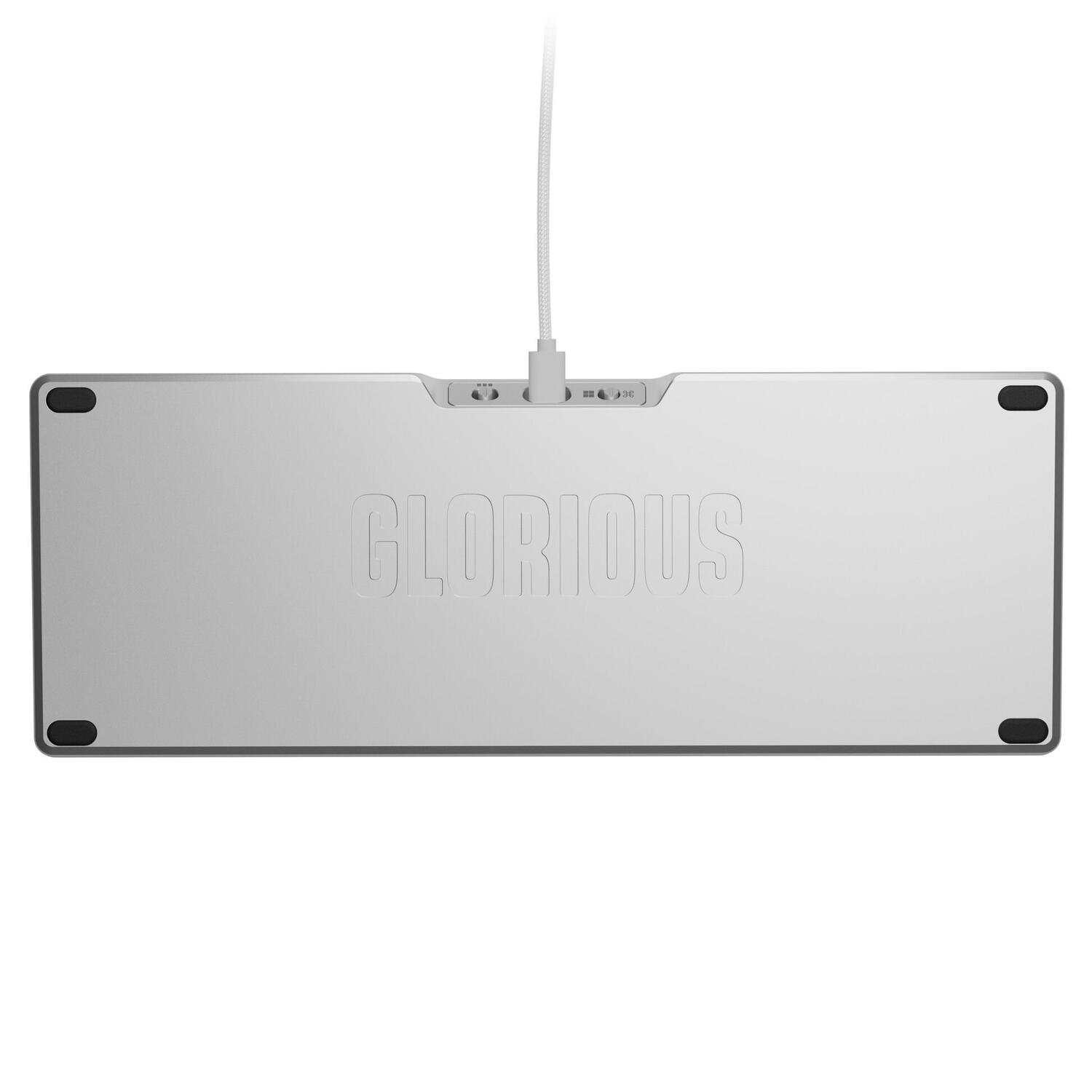 Glorious Tastatura mecanica GMMK 3 PRO 65% Prebuilt, USB-C, Fox Switches, US layout, 66 taste, Gri Cod Produs: GLO-KB-GMMK3-PRO-65-PB-FOX-W-SIL-US [5]