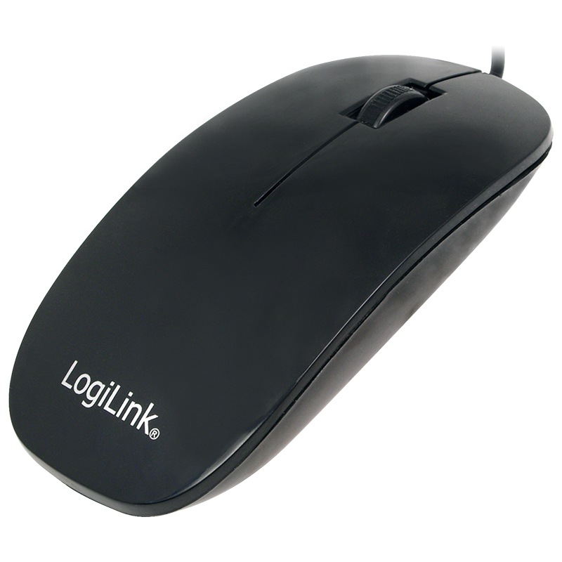 Periferice - MOUSE Logilink, PC sau NB, cu fir, USB, optic, 1000 dpi, butoane/scroll 3/1, , negru, Cod Produs: ID0063