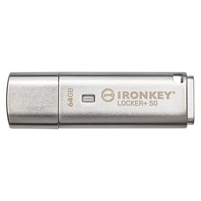 Electronice - 64GB IronKey Locker Plus 50 AES Encrypted, USBtoCloud, Cod Produs: IKLP50/64GB