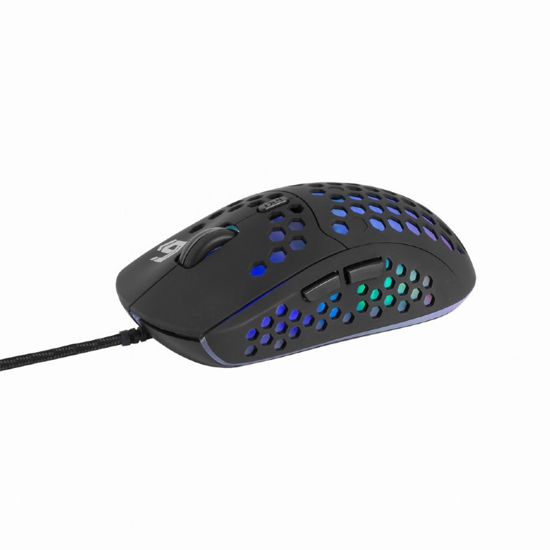 MOUSE GEMBIRD, gaming, cu fir, USB, optic, 7200 dpi, butoane/scroll 6/1, iluminare, cablu 1.8m, negru, Cod Produs: MUSG-RAGNAR-RX400 [1]