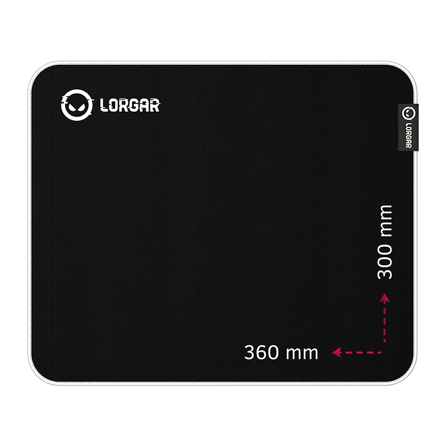 Lorgar Legacer 753, Gaming mouse pad, Ultra-gliding surface, Purple anti-slip rubber base, size: 360mm x 300mm x 3mm, weight 0.23kg Cod Produs: LRG-CMP753 [1]