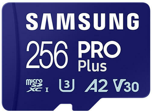 Electronice - SAMSUNG PRO Plus 256GB microSD UHS-I U3 Full HD 4K UHD 180MB/s Read 130MB/s Write Memory Card Incl. SD-Adapter 2023 Cod Produs: MB-MD256SA/EU