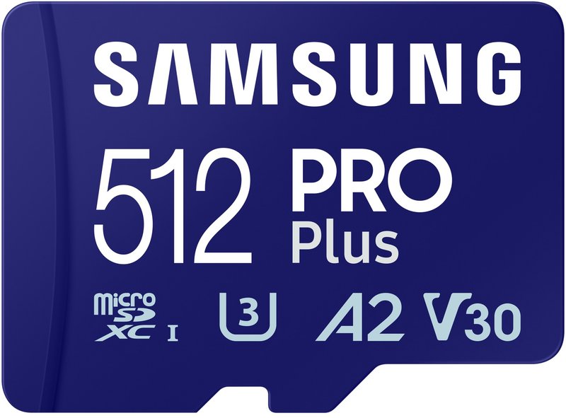 Electronice - SAMSUNG PRO Plus 512GB microSD UHS-I U3 Full HD 4K UHD 180MB/s Read 130MB/s Write Memory Card Incl. SD-Adapter 2023 Cod Produs: MB-MD512SA/EU