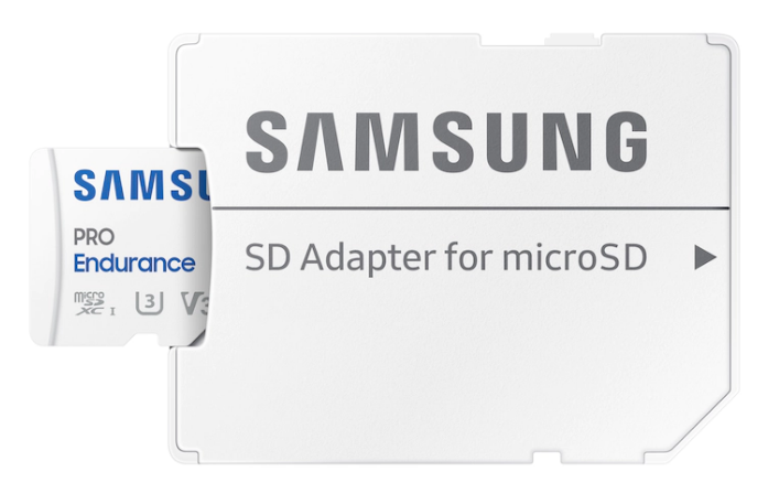 SAMSUNG PRO Endurance microSD Class10 256GB incl adapter R100/W30 up to 140160 hours, Cod Produs: MB-MJ256KA/EU [1]