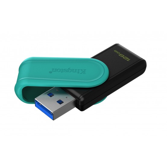 Kingston  128GB Portable USB 3.2 Gen 1 DataTraveler Exodia S (Black/Turquoise) Cod Produs: DTXS/128GB [1]