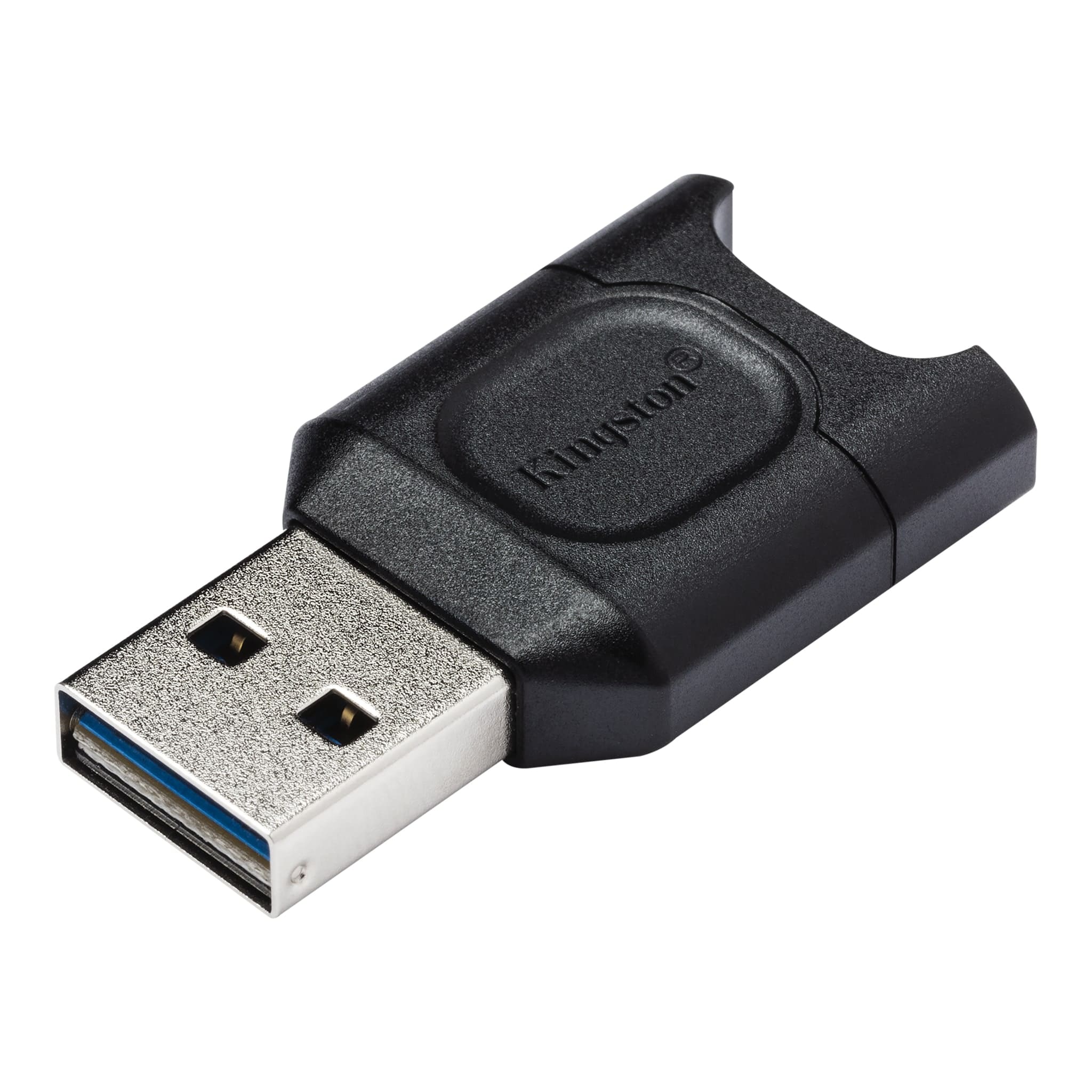 Cititoare carduri - CARD READER extern KINGSTON, interfata USB 3.2 gen 1, citeste/scrie microSDHC/SDXC UHS-II, plastic, negru, Cod Produs: MLPM