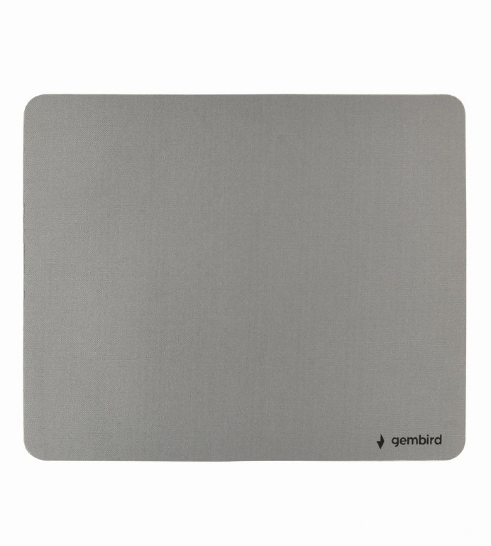 Mouse PAD - MousePAD GEMBIRD, cauciuc si material textil, 220 x 180 x 3 mm, gri, Cod Produs: MP-S-G
