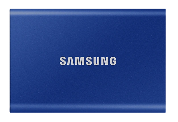 SSD-uri externe si accesorii - SSD. extern SAMSUNG T7, 2TB, USB 3.2 gen 1, R/W: 1050/1000 MB/s, albastru, Cod Produs: MU-PC2T0H/WW