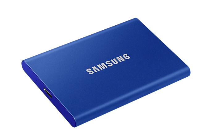 SSD. extern SAMSUNG T7, 2TB, USB 3.2 gen 1, R/W: 1050/1000 MB/s, albastru, Cod Produs: MU-PC2T0H/WW [4]