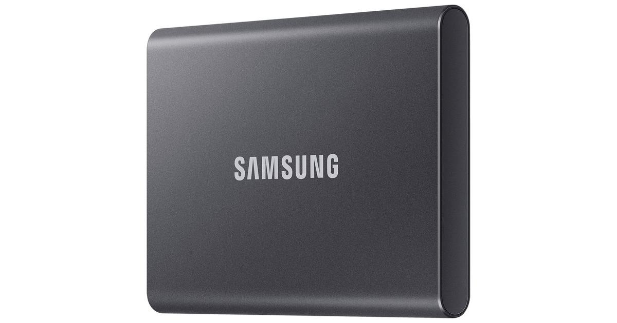 Electronice - SAMSUNG Portable SSD T7 4TB extern USB 3.2 Gen 2 titan grey Cod Produs: MU-PC4T0T/WW