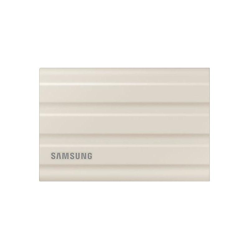 SSD-uri externe si accesorii - SSD. extern SAMSUNG T7 Shield, 1TB, USB 3.1 gen 1, R/W: 1050/1000 MB/s, crem, Cod Produs: MU-PE1T0K/EU