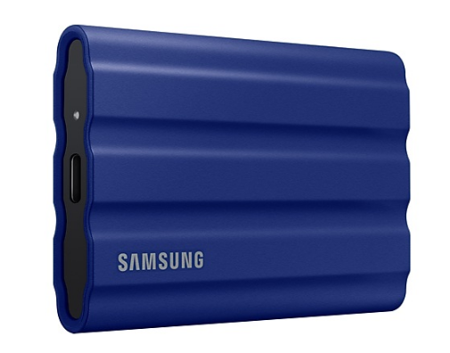 SSD. extern SAMSUNG T7 Shield, 1TB, USB 3.2 gen 1, R/W: 1050/1000 MB/s, albastru, Cod Produs: MU-PE1T0R/EU [1]