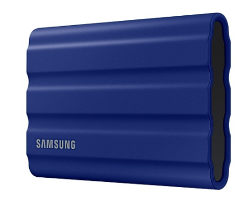 SSD. extern SAMSUNG T7 Shield, 1TB, USB 3.2 gen 1, R/W: 1050/1000 MB/s, albastru, Cod Produs: MU-PE1T0R/EU [2]