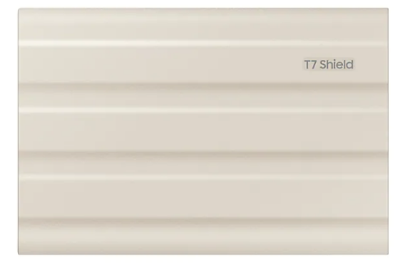 SSD. extern SAMSUNG T7 Shield, 2TB, USB 3.2 gen 1, R/W: 1050/1000 MB/s, crem, Cod Produs: MU-PE2T0K/EU [3]