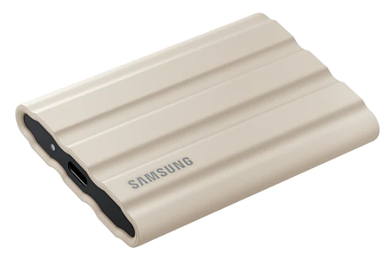 SSD. extern SAMSUNG T7 Shield, 2TB, USB 3.2 gen 1, R/W: 1050/1000 MB/s, crem, Cod Produs: MU-PE2T0K/EU [4]