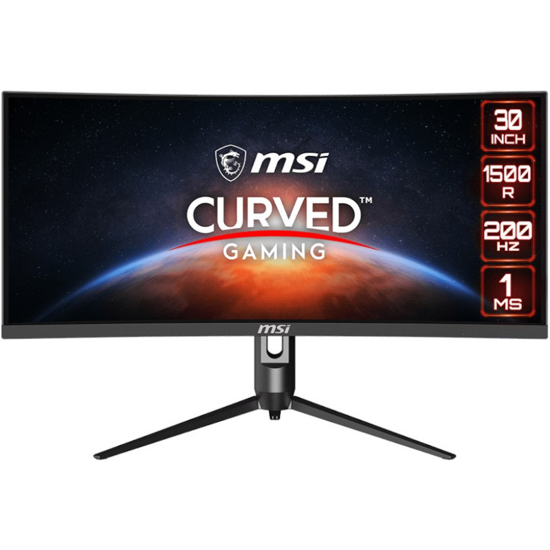 Electronice - MSI Optix MAG301CR2 29.5inch VA WFHD Curve 1500R 200Hz 300cd/m2 USB 3.2x2 Pivot, Cod Produs: OPTIX MAG301CR2