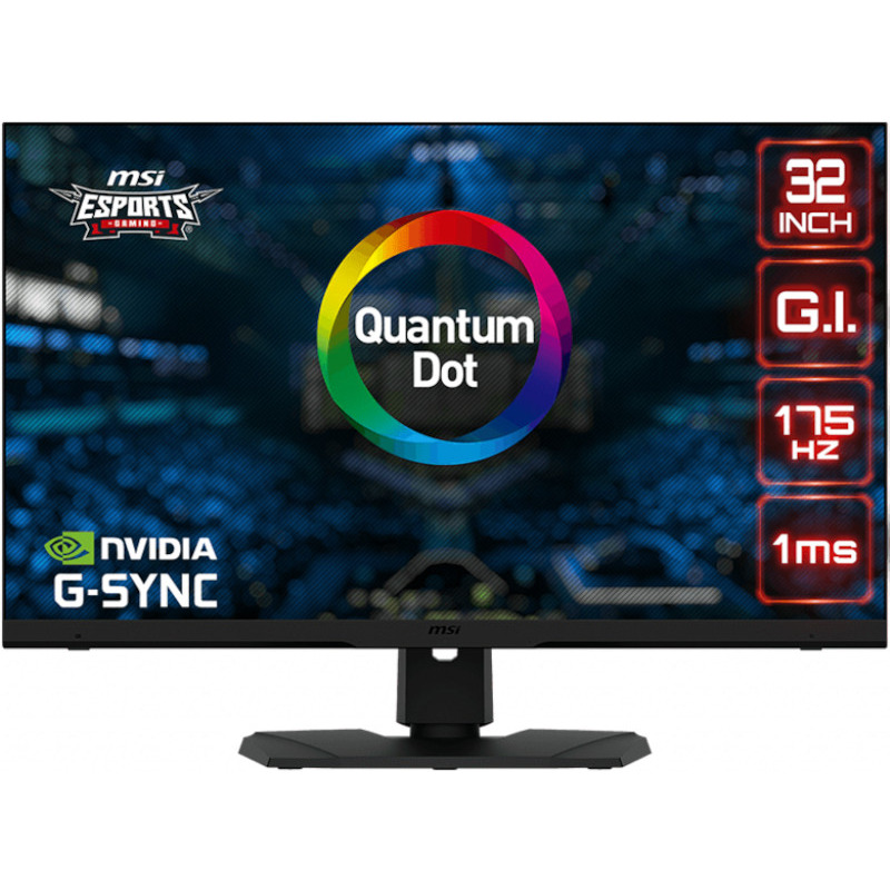 Electronice - MSI Optix MPG321QRF QD 32inch IPS WQHD 175Hz 1ms 600cd/m2 2xHDMI DP 3xUSB 3.0 USB-C, Cod Produs: OPTIX MPG321QRF QD