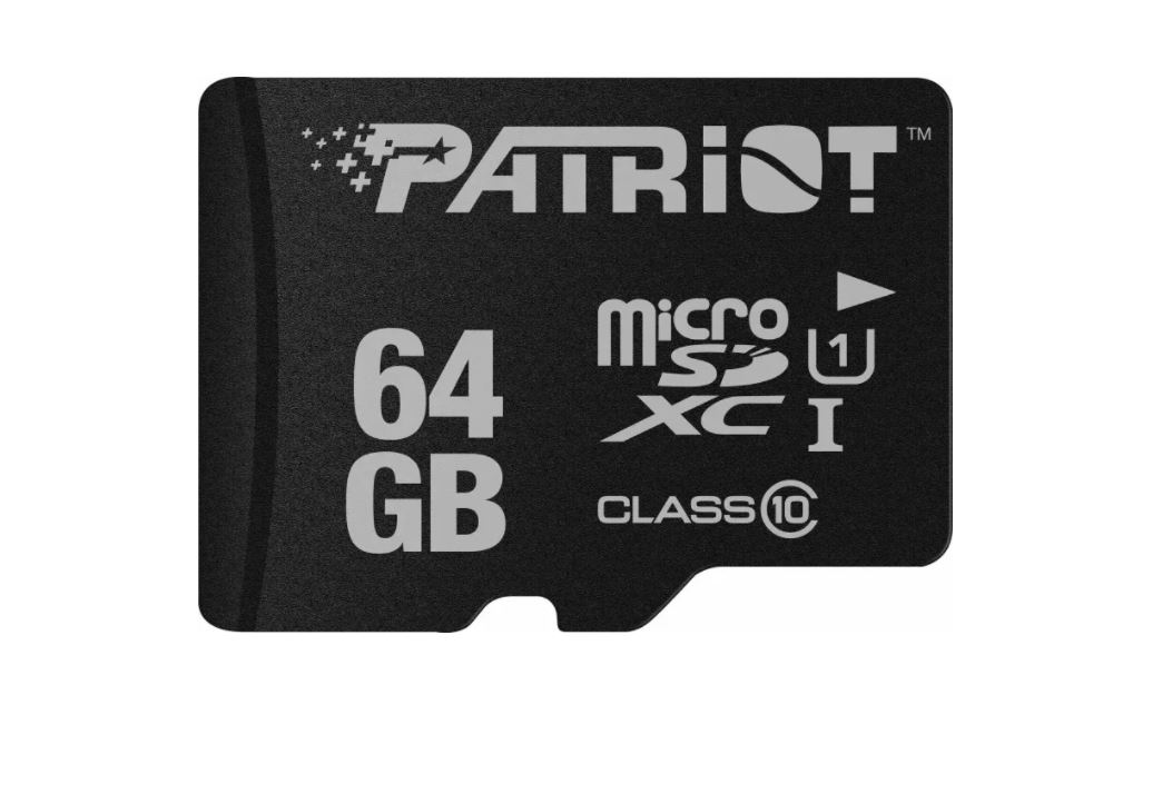 Electronice - CARD MicroSD PATRIOT, 64 GB, MicroSDXC, clasa 10, standard UHS-I U1, Cod Produs: PSF64GMDC10