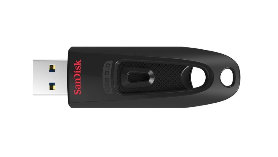 Electronice - MEMORIE USB 3.0 SANDISK 32 GB, retractabila, carcasa plastic, negru, Cod Produs: SDCZ48-032G-U46