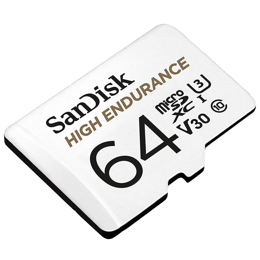 CARD MicroSD SANDISK, 64 GB, MicroSDXC, clasa 10, standard UHS-I U3, Cod Produs: SDSQQNR-064G-GN6IA [1]