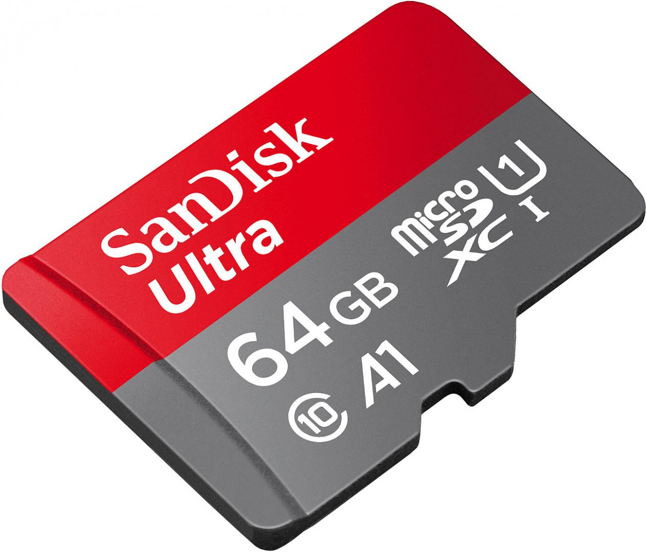Electronice - MEMORII. SD CARD Sandisk MICROSDXC 64GB CL10 SDSQUAB-064G-GN6MA, Cod Produs: SDSQUAB-064G-GN6MA