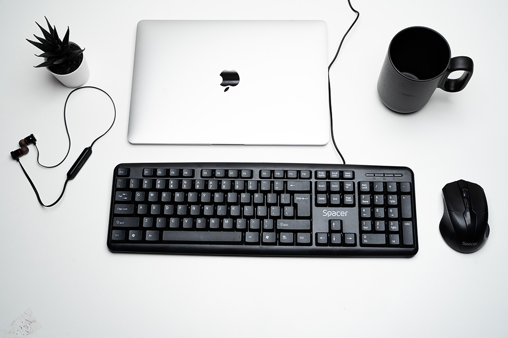 TASTATURA SPACER USB, 104 taste, anti-spill, black, Cod Produs: SPKB-520 [4]