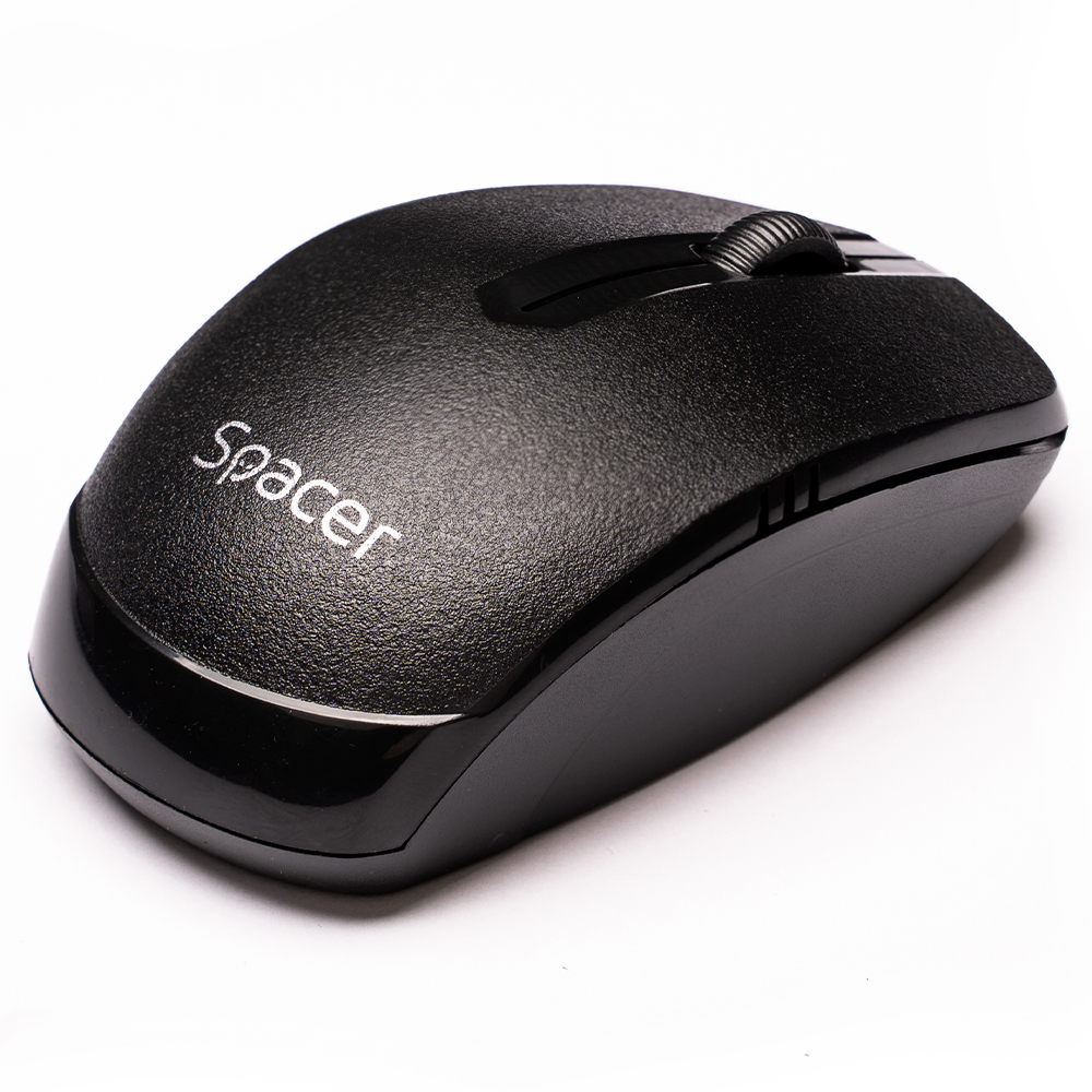 MOUSE  Spacer, PC sau NB, wireless, 2.4GHz, optic, 1000 dpi, butoane/scroll 3/1, , negru, Cod Produs: SPMO-161 [2]