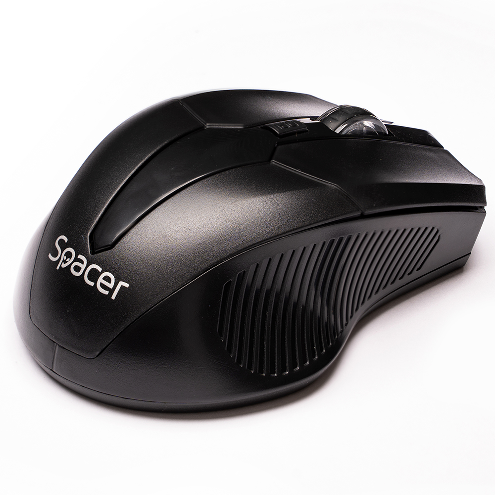 MOUSE  Spacer, PC sau NB, wireless, 2.4GHz, optic, 1600 dpi, butoane/scroll 4/1,buton ON/OFF, negru, Cod Produs: SPMO-W02 [2]