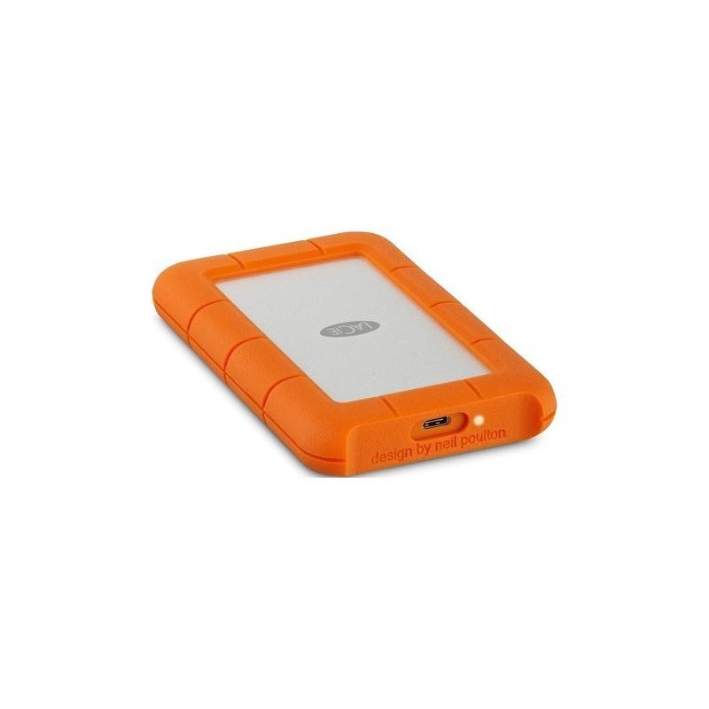 Electronice - HDD extern LACIE 4 TB, Rugged, 2.5 inch, USB 3.0, portocaliu/ argintiu, Cod Produs: STFR4000800