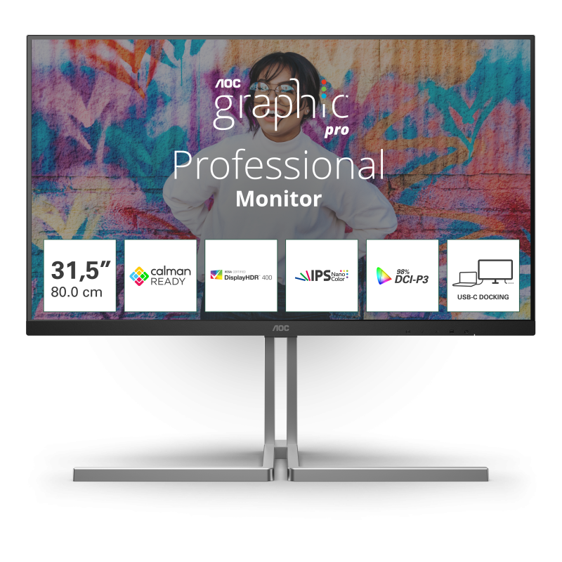 Monitoare - Monitor AOC 3 Cod Produs: U32U3CV