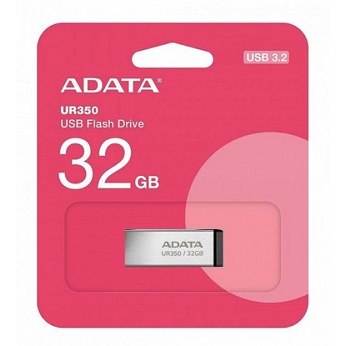MEMORIE USB 3.2 ADATA 32 GB, carcasa metalica, gri, Cod Produs: UR350-32G-RSR/BK [2]