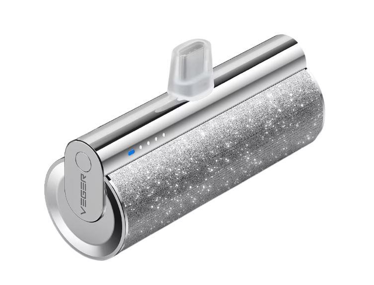 Electronice - POWER BANK USB 5000MAH/SILVER LIPSTICK-L W0573S VEGER Cod Produs: W0573