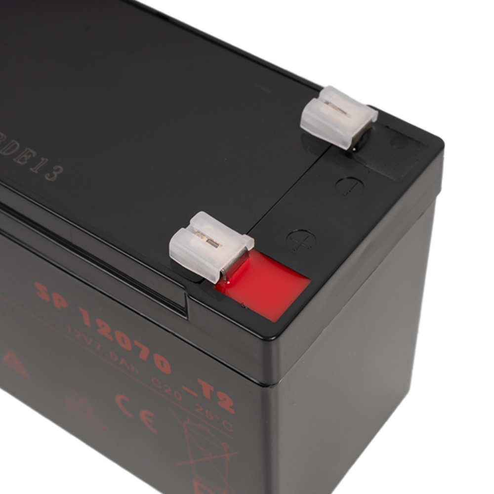 ACUMULATOR UPS SPACER 12V /  7Ah, dimensiuni: 151x66x96mm, inaltime+terminal: 102mm, terminal F2(T2), Cod Produs: SP-BAT-12V7AH [3]