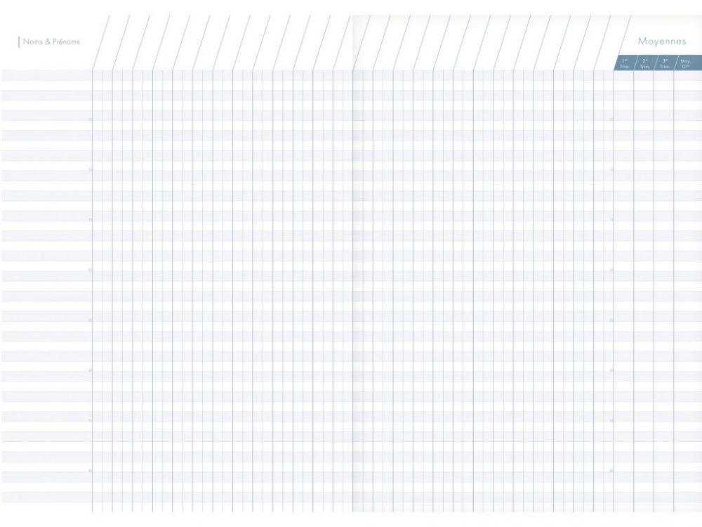Agenda A4 nedatata 72 file coperta tare Clairefontaine [5]