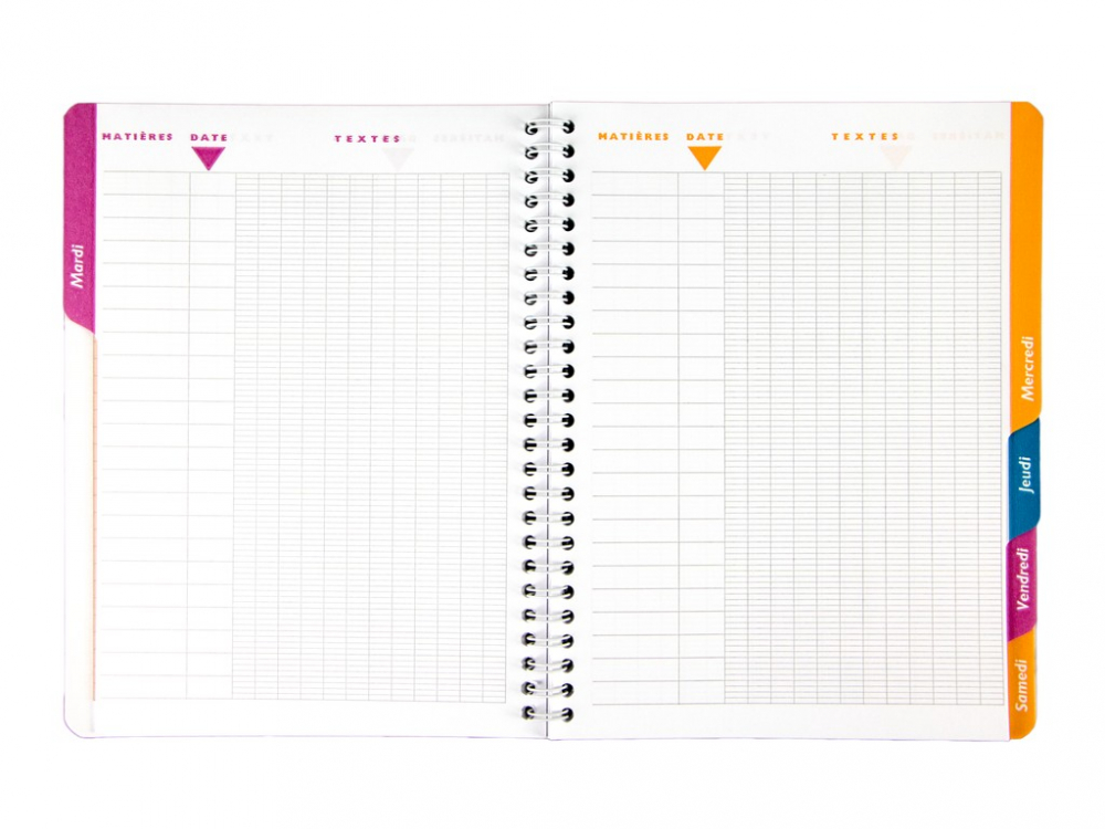 Agenda scolara 17 x 22 cm, spirala, 72 file, Clairefontaine [5]