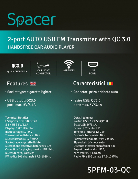 Modulator Auto FM Spacer [4]