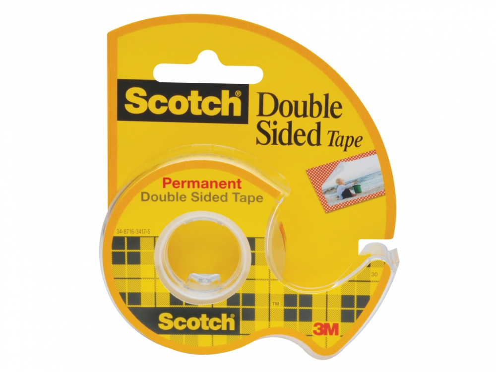Banda dublu adeziva cu dispenser 12 mm x 6,3 m 3M Scotch [1]