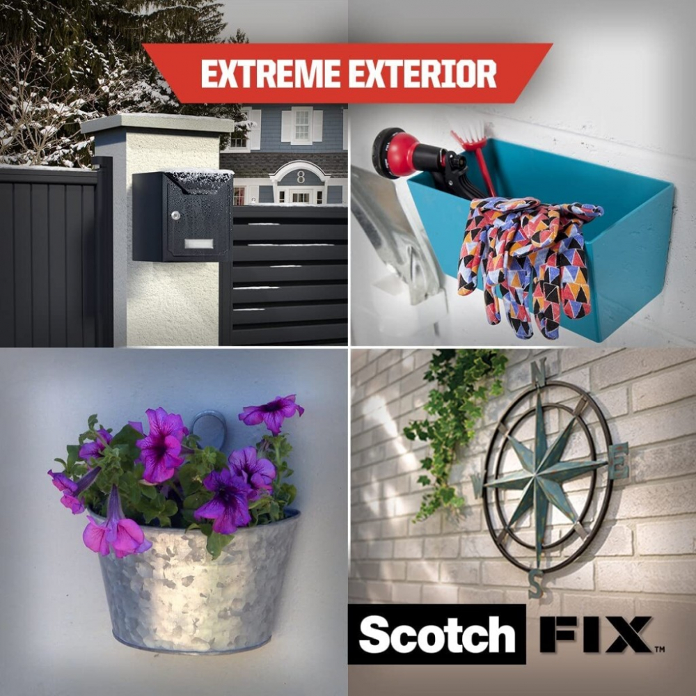 Banda dublu adeziva montare exterior, 19 mm x 1,5 m 3M Scotch-Fix™ Extreme [6]